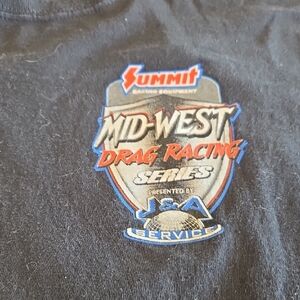 Black Short Sleeve Tee with Summit Racing Logo